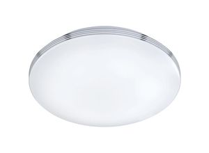 4017807280050 - Leuchten - Elegante schlichte led Badleuchte apart Chrom Acryl weiß ø 35 cm