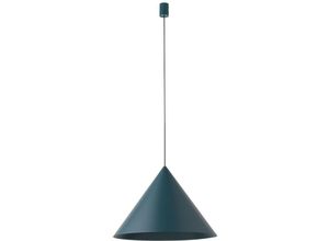 4255596667007 - Licht-erlebnisse - Hängelampe Metall GU10 rund ø 50 cm h max 130 cm Grün Retro Design Pendelleuchte