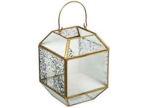 3560237579726 - Fééric Lights And Christmas - Laterne aus Glas 14 x 14 x 20 cm