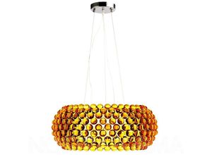 5056665747038 - Privatefloor - Deckenlampe - Kristallkugel-Hängeleuchte - 50cm - Savoni Gold - Acryl Kunststoff - Gold