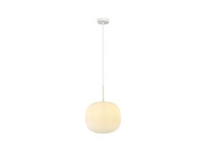 5213010012962 - Larissa Lighting - Sykies Globe Decken-Pendelleuchte 1x E27 max 40W frostweißes Glas