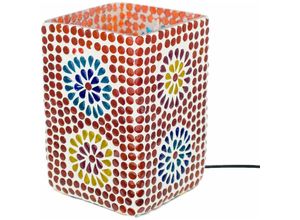 8433933161654 - Signes Grimalt - Möbel Desktop -Lampe Mosaik -Lampen -Multikolor -Lampe 11x11x21CM 16165 - Multicolor