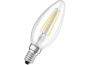 4058075590458 - LED-Kerzenlampe fm E14 B4 4W e 2700K B40 ewws 470lm kl Filamentlampe 300° ac LEDPCLB404W 827230VFILE1410X1 - Ledvance