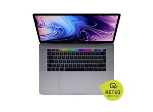 2050010624077 - MacBook Pro 15 2018 MacBook Refurbished (sehr gut) 391 cm (154 Zoll) Intel® Core™ i7 i7-8850H 16 GB 512 GB SSD AMD Radeon Pro 560X MacOS Spacegrau