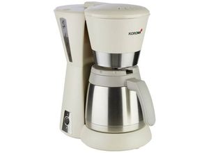 4053035102252 - KORONA Kaffeemaschine Sandgrau Creme Fassungsvermögen Tassen=8 Isolierkanne