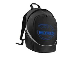 4068859051501 - multifanshop Rucksack - Bielefeld - Meine Fankurve - Druck blau - Tasche