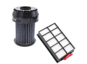 4069099595404 - Vhbw - Filter-Set kompatibel mit Bosch bgs 62202 04 roxx x 2200 watt Staubsauger - 2x Filter (HEPA-Filter Lamellenfilter)