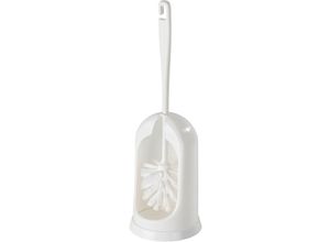 4008838105443 - Klo Bürste Toiletten Garnitur Kunststoff Halter Standard Weiß modern - weiss - Wenko