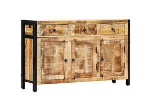 8719883551333 - Vidaxl - Sideboard 120x35x76 cm Massivholz Mango