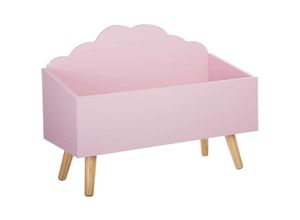 3560238909669 - Atmosphera - Aufbewahrungskiste für Kinderzimmer Spielzeugkiste 58 x 28 x 45 cm Wolken-Motiv mdf