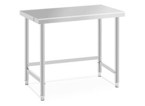 4062859093776 - Royal Catering - Gastro Edelstahl Arbeitstisch Edelstahltisch Zerlegetisch 100 x 60 cm 90 kg