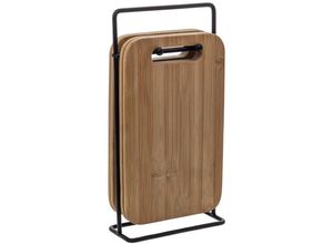 3560233828187 - 4 tapas-schneidebretter black bamboo (schwarzer bambus) - natürliche - 5five 3560233828187 - 4 tapas-schneidebretter black bamboo (schwarzer bambus) - natürliche - 5five