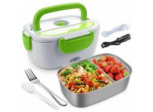 9022090396703 - Elektrischer Speisenwärmer für Auto und Heimbüro Edelstahl-Elektroauto-Lunchbox für Reisen elektrischer Speisenwärmer 15 l Warmhaltebehälter mit