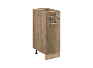 4066731409792 - Küchenunterschrank R-Line Artisan-Eiche 30 cm  ap Anthrazit Vicco
