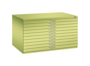 4061261704119 - CP 7200 Planschrank virdingrün 10 Schubladen 1350 x 960 x 760 cm