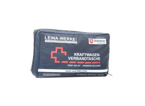 4011166110096 - LEINA KFZ-Verbandtasche Compact Inhalt DIN 13164 blau