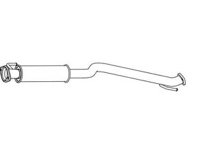 4055503303086 - Mittelschalldämpfer SUZUKI SZS-97 1426064J00 MSD