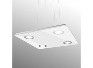 4012676155102 - Quadratische LED-Hängeleuchte Pano weiß