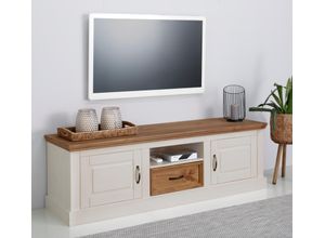 5711950479949 - Lowboard HOME AFFAIRE Selma Sideboards Gr B H T 160 cm x 50 cm x 45 cm 1 St weiß (weiß gebeizt) TV-Kommode Breite 160 cm 1 Schubkasten 2 Türen 5711950479949 - Lowboard HOME AFFAIRE Selma Sideboards Gr B H T 160 cm x 50 cm x 45 cm 1 St weiß (weiß gebeizt) TV-Kommode Breite 160 cm 1 Schubkasten 2 Türen