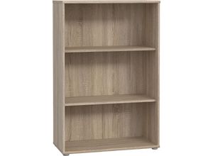 5904767899325 - Regal Tempra Regale Gr B H T 737 cm x 1111 cm x 348 cm 3 offene Fächer Einlegeböden variabel braun (sonoma eiche) Standregal Büroregal Standregale Breite 737 cm