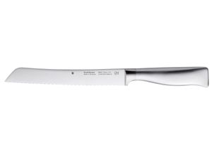 4000530676771 - Brotmesser Grand Gourmet Kochmesser Gr Gesamtlänge 32 cm Klingenlänge 19 cm grau (edelstahl) doppelter Wellenschliff handgeschmiedeter Spezialklingenstahl