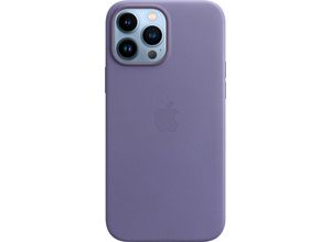 0194252780206 - APPLE Smartphone-Hülle iPhone 13 Pro Max Leather Case with MagSafe Hüllen lila (wisteria)