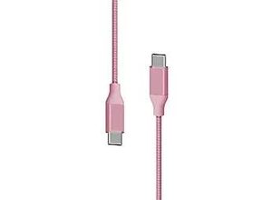 4260458922040 - Kabel PREMIUM Metallic Type C (USB-C) to Type C Cable 15 m (Fast Charging 3A USB 20) Rose