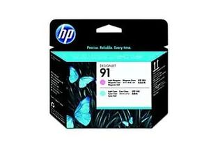 0882780987166 - Hewlett Packard - hp C9462A Original Druckkopf 91 hell magenta und hell cyan (C9462A)