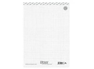 9001939220416 - Ursus Style Notizblock DIN A4 Kariert Geheftet Papier Weiß Perforiert 100 Seiten Pack 10