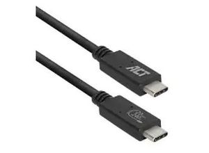 8716065501957 - USB-C-Kabel AC7431 Schwarz 1 m 8716065501957 - USB-C-Kabel AC7431 Schwarz 1 m