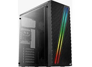 4718009158573 - Aerocool Computergehäuse Streak Midi Tower ABS SPCC Schwarz