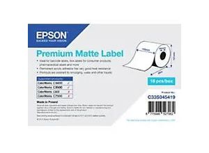 8715946527062 - Etiketten C33S045419 102mm x 35m Premium matt Label