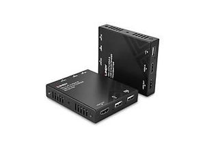 4002888393812 - LINDY - Video Audio USB-Verlängerungskabel - HDMI - über CAT 6 - bis zu 120 m