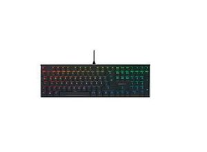 4025112096488 - Mechanische Tastatur Cherry MX 100N RGB QWERTZ 22 mm flach Aluminium LED-Beleuchtung schwarz