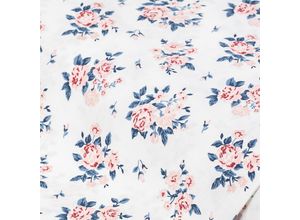 4058896253655 - Baumwoll-Trachtenstoff Rosen offwhite rosa 4058896253655 - Baumwoll-Trachtenstoff Rosen offwhite rosa