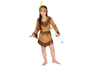 4260505441982 - tectake® Mädchenkostüm Indianerin Shania 4260505441982 - tectake® Mädchenkostüm Indianerin Shania