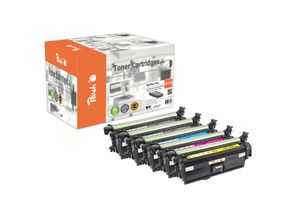 7640182387600 - HP 307 A 5 Toner (2*bk c m y) ersetzt HP No 307A CE740A*2 CE741A CE742A CE743A für zB HP Color LaserJet Professional CP 5200 (wiederaufbereitet)