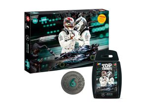 4250897425929 - Mercedes Formel 1 Spielepaket Puzzle + Top Trumps Kartenspiel + Sammler-Münze für Motorsport-Fans 4250897425929 - Mercedes Formel 1 Spielepaket Puzzle + Top Trumps Kartenspiel + Sammler-Münze für Motorsport-Fans