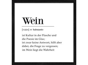 4019449478536 - Gerahmtes Bild ROTWEIN (BHT 3250x3250x180 cm) PRO ART