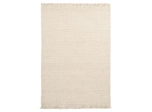 4054293070734 - Wollteppich OBSESSION My Eskil 515 Teppiche Gr B L 120 cm x 170 cm 11 mm 1 St beige (cream) Esszimmerteppiche Handweb Teppich meliert reine Wolle handgewebt mit Fransen