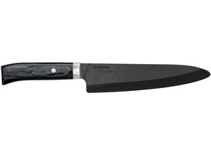 4960664673995 - Kochmesser KYOCERA JAPAN Gr Gesamtlänge 31 cm Klingenlänge 18 cm schwarz Keramikmesser extrem scharf aus Zirkoniakeramik handgeschliffen Klinge 18 cm