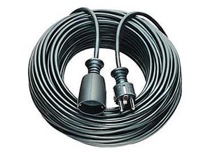 4007123115129 - Brennenstuhl - bat Kunststoff-Verlängerung mit Schutzkontakt-Stecker (Verlängerungskabel für innen mit 10m Kabel) schwarz - schwarz