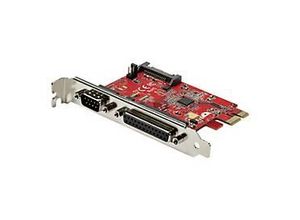 0065030891844 - StarTechcom PCIe-Karte mit serieller und paralleler Schnittstelle - PCI-Express-Kombi-Adapterkarte mit 1x DB25-Parallelschnittstelle & 1x serieller RS232-Schnittstelle (PEX1S1P950) - Adapter Parallel Seriell - PCIe 20 - IEEE 1284 x 1 + RS-232 x 1