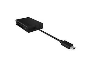 4250078167051 - ICY BOX IB-CR401-C3 Type-C® USB 30 Kartenleser (CF SD 40 micro SD 40) UHS-II mit Externer Speicherkartenleser   Hub USB-C® Anthrazit