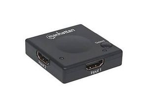 0766623207911 - HDMI Switch 2-Port 1080p Connects x2 HDMI sources to x1 display Automatic and Manual Switching (via button) No external power required Black Three Year Warranty Blister - Video Audio-Schalter - 2 Anschlüsse