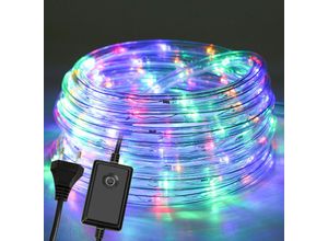 0726504027861 - Swanew - led Lichtschlauch rgb für Aussen Innen Lichterschlauch Lichterkette Lichtband Partylicht Dekobeleuchtung Weihnachtsbeleuchtung 20m - rgb