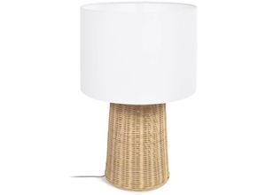 8433840681313 - Kimjit Tischlampe aus Rattan mit natürlichem Finish - Mehrfarbig - Kave Home