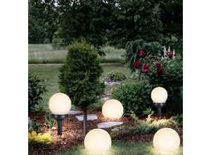4036812109002 - Expo Börse - Kugelleuchte Solar 10 cm Solarleuchte Kugel Garten led Gartendeko Solarkugel für Außen klein Leuchtdauer ca 6-8 Stunden h 38 cm 5er 4036812109002 - Expo Börse - Kugelleuchte Solar 10 cm Solarleuchte Kugel Garten led Gartendeko Solarkugel für Außen klein Leuchtdauer ca 6-8 Stunden h 38 cm 5er