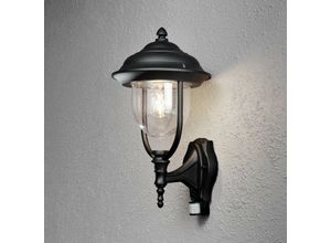 7318307235753 - Konstsmide Lighting - Konstsmide Parma Outdoor Classic Laterne Up Light pir Schwarz IP44