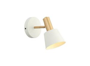 5213010014195 - Larissa Lighting - Zambelis Wandleuchte in Weiß-matt und Gold-matt E14 180mm - white